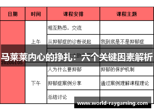 马莱莱内心的挣扎：六个关键因素解析
